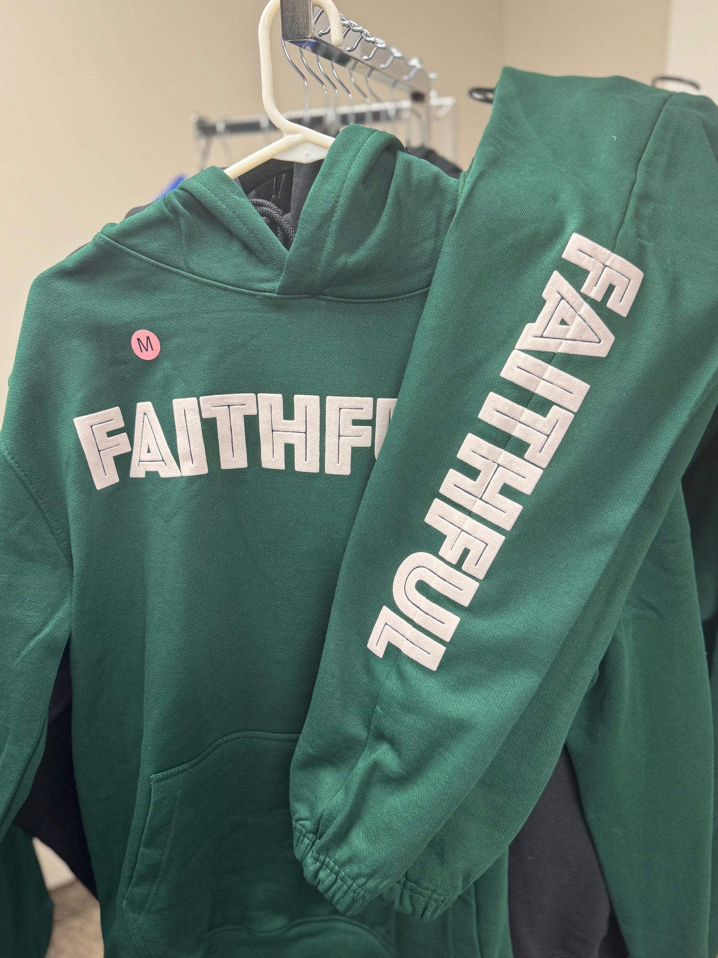 Stamped Faithful Sweat Suit Set (Hoodie)